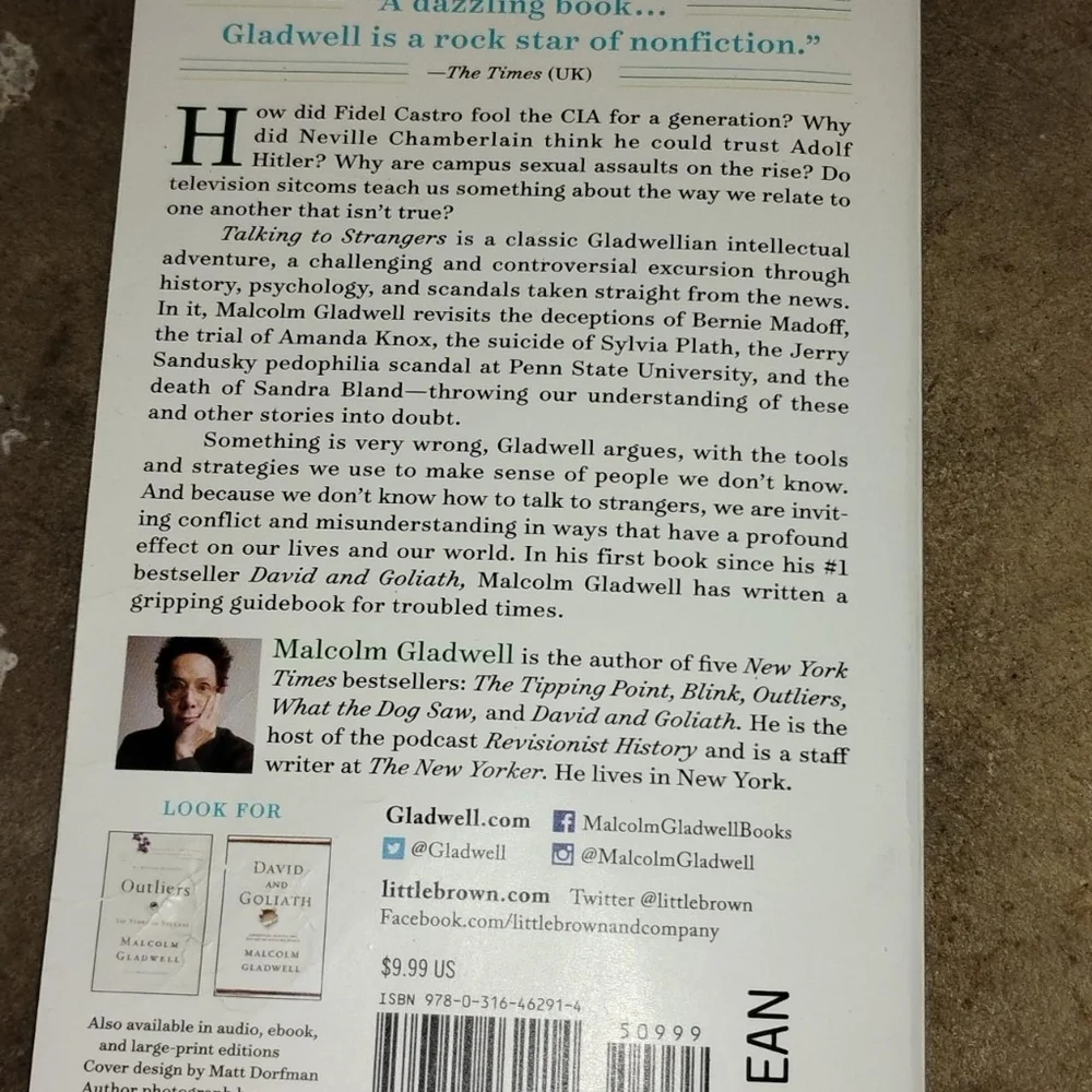 Malcolm GladwellTalking to Strangers: Paperback